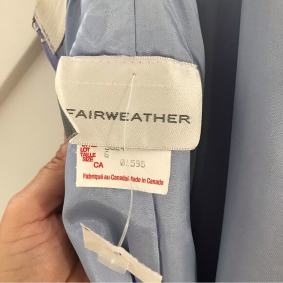 Y2K Formal Strapless Bridesmaid Prom Dress Size 6 - Picture 10 of 11